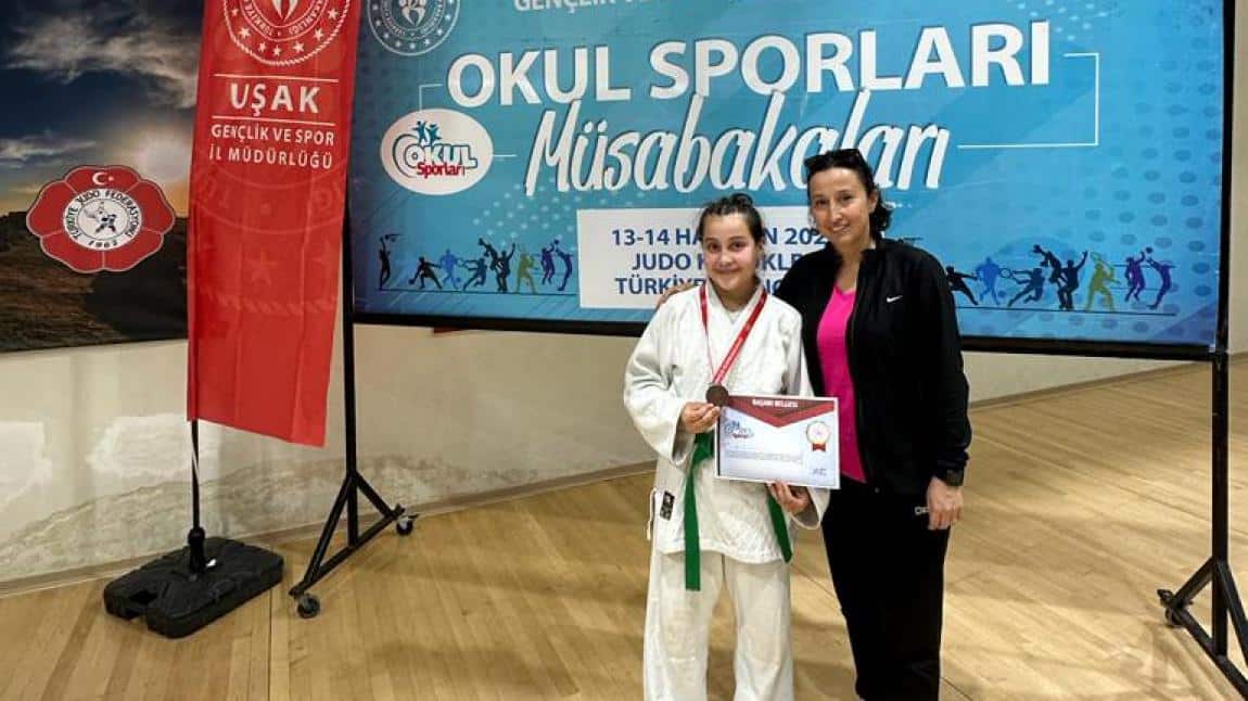 Tuana,  Judo Finallerinde Türkiye 3. sü